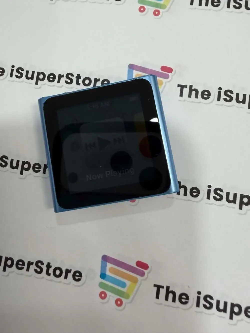 Apple iPod Nano 6th Gen 16GB Blue MP3 Player with Accessories + 1 YR Warranty